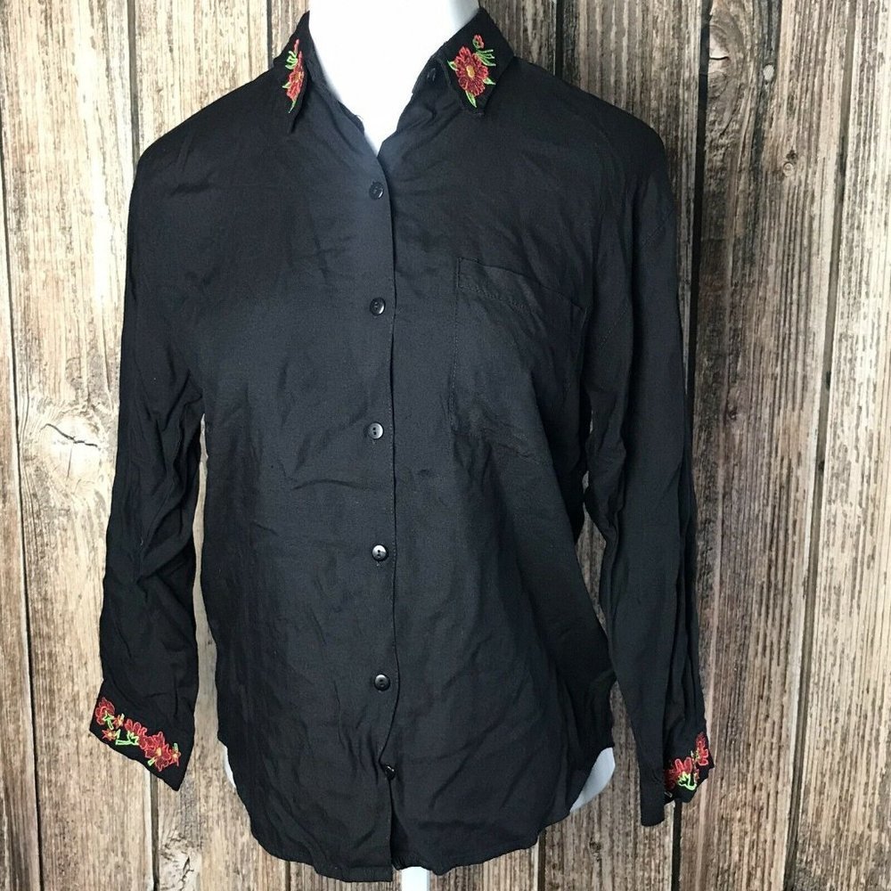 Free Style Vintage Collared Button Down Shirt S